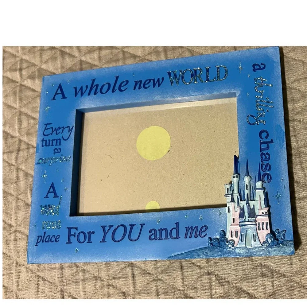 WALT Disney World Aladdin Disney Castle Picture frame